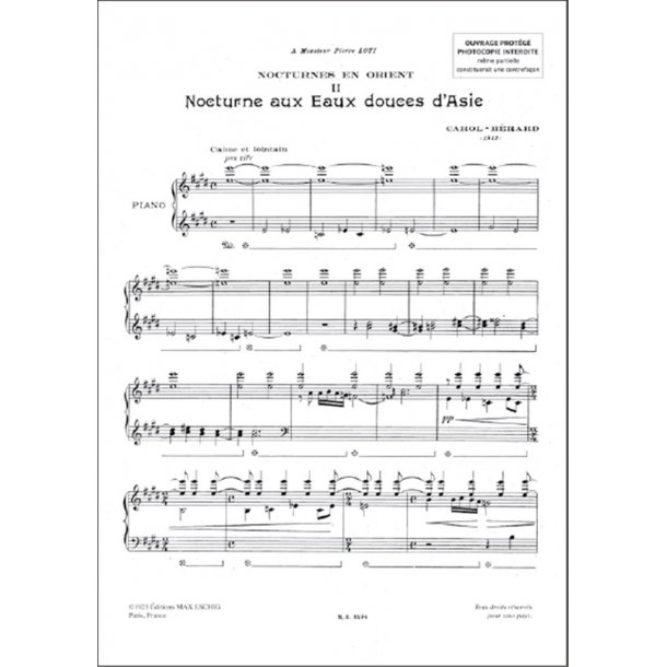 Berard Nocturnes Piano